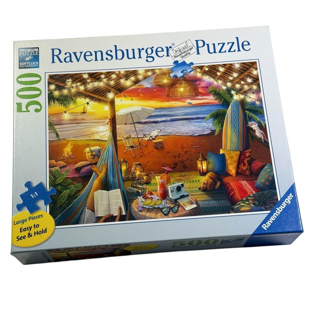 Ravensburger Cozy Cabana‎ Large Format 500 Pieces Puzzle NEW